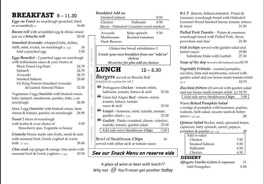 Menu page 4