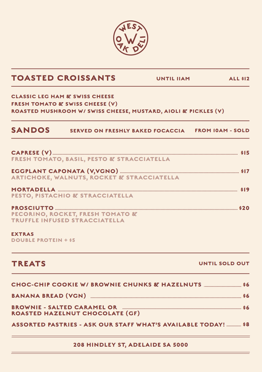 Menu page 2